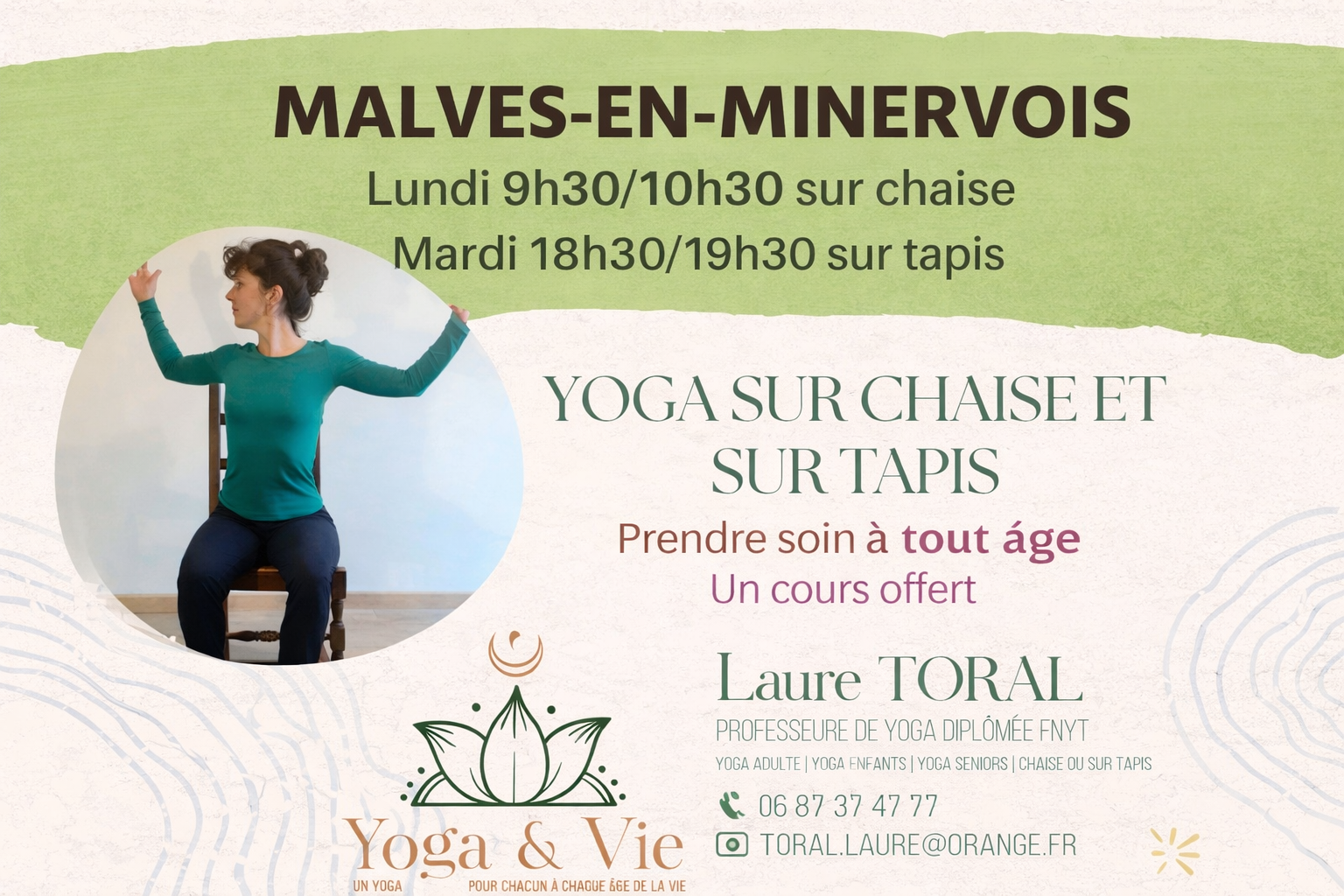Reprise des cours de Yoga